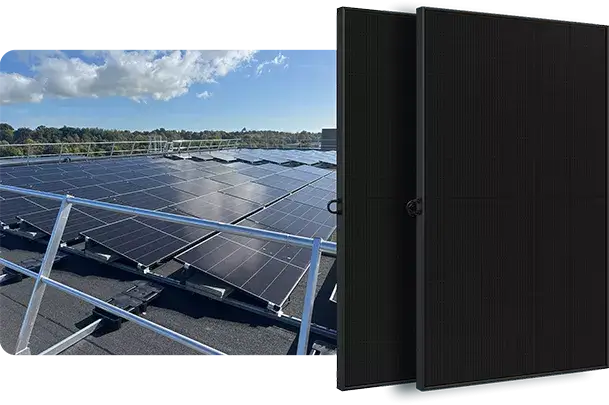 Latest solar panel technology designed for commercial solar pv systems, delivering high performance solar pv energy for Irish businesses