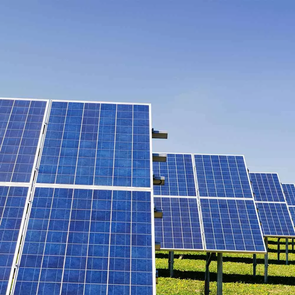 Ground mounted Commercial Solar PV system installed in Ireland by SOLARspan, demonstrating the scale and quality expected from top rated best solar pv companies and best solar panel installers in Ireland